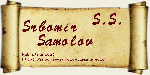 Srbomir Samolov vizit kartica